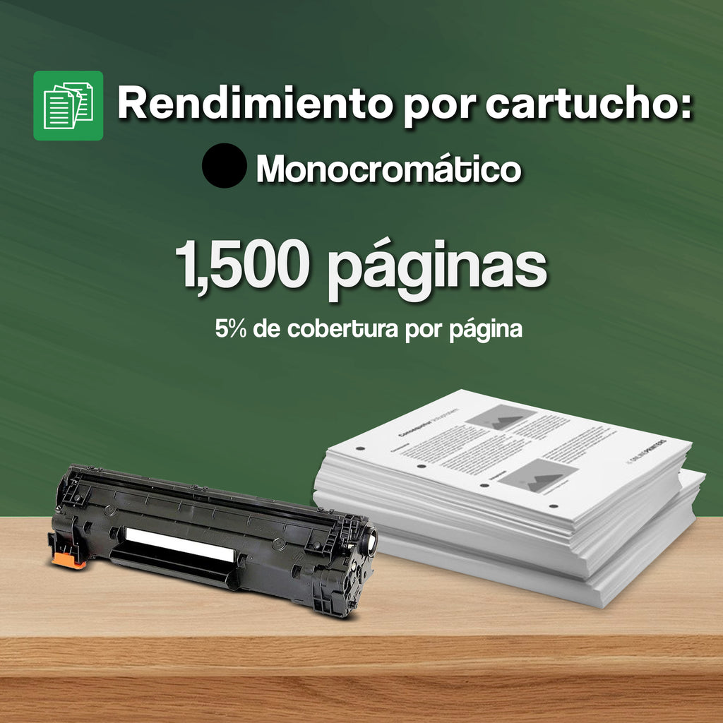 Tóner Compatible Tigre 83A CF283A Negro para M125 M127 M201 M225
