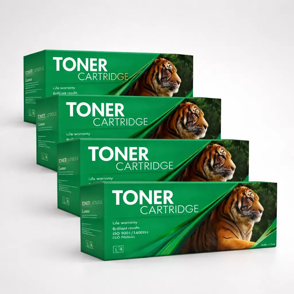 Pack 4 Tóner Compatible Tigre 201A CF400A CF401A CF402A CF403A para M252 M277